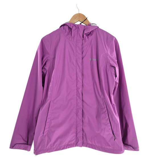 Columbia Rain Jacket Womens Razzle Arcadia II Soft Shell Light Rain Coat Sze Med - Picture 1 of 7